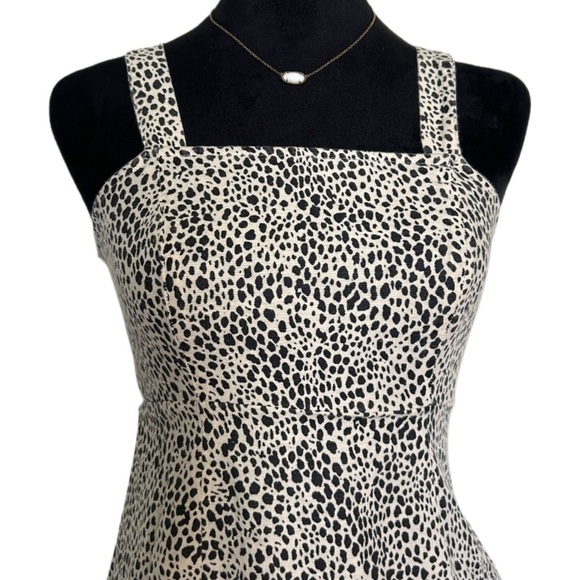 American Eagle Woman’s XS Chic Black and White Animal Print Mini Dress - Picture 2 of 8